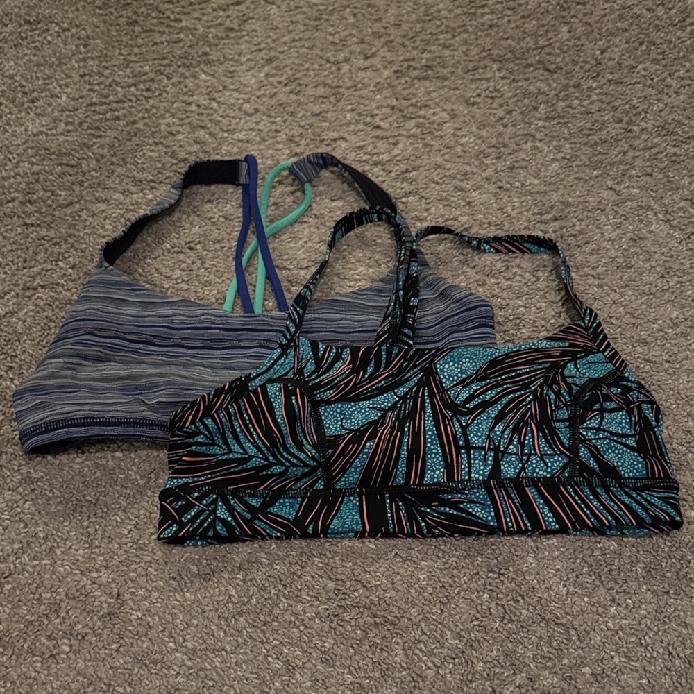 Lot of 2 Lululemon bras size 6